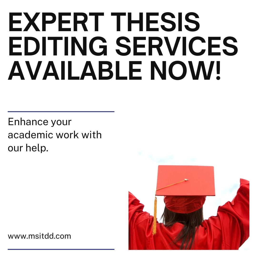 Thesis editing services